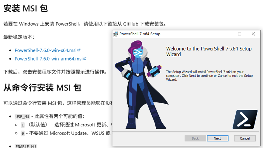 pwsh安装界面
